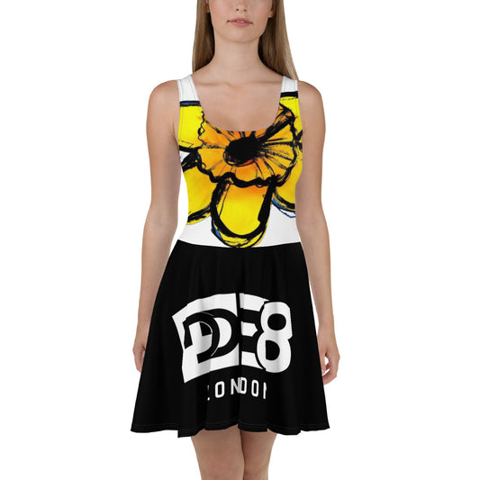 DDE8 London Bold Confidence Skater Dress: A Symbol of Elegance and Empowerment