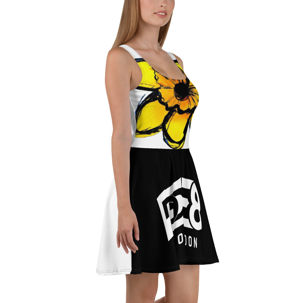 DDE8 London Bold Confidence Skater Dress: A Symbol of Elegance and Empowerment