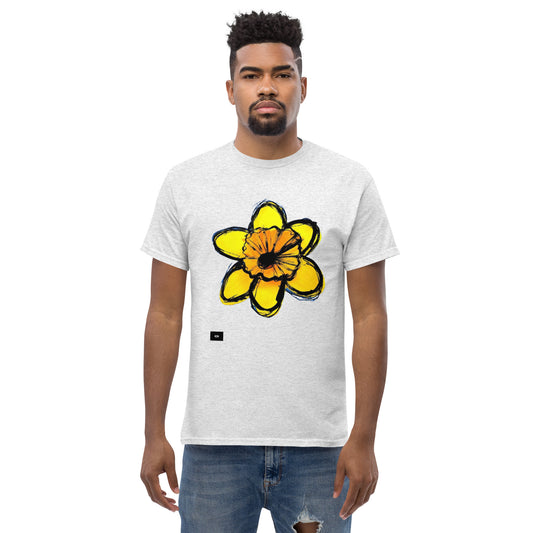 DDE8 London Men's Yellow Flower Classic Tee